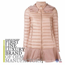 2017 Young Lady Winter Produit Down Remplissage Warm Soft Elegant Light Light Jacket